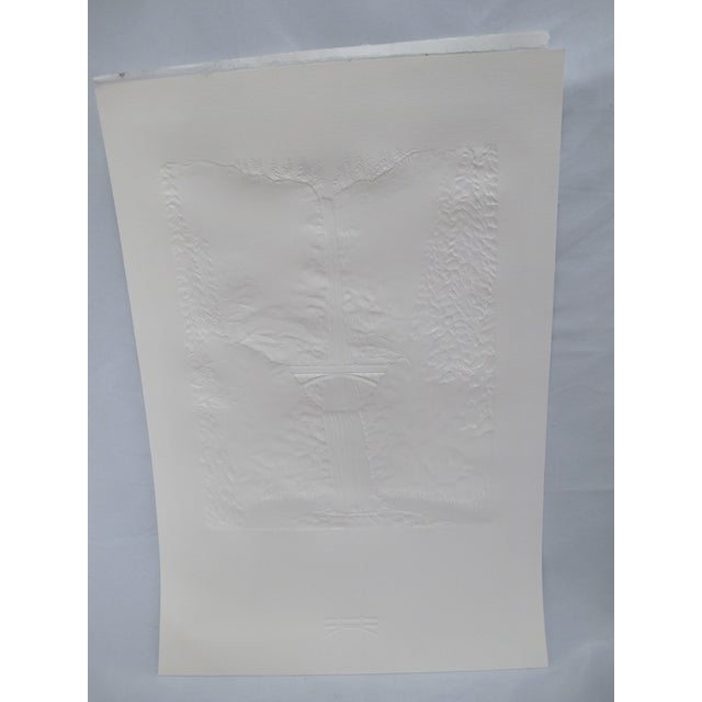 Becky Gyes Oregon Multnomah Falls Embossed Signed Limited Edition Print For Sale - Image 9 of 9