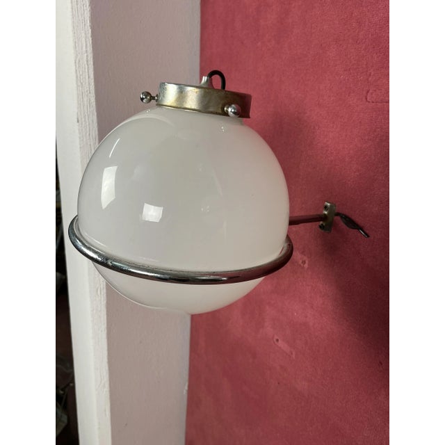 Murano Glass and Chromed Metal Wall Lamps in the style of Gino Sarfatti, 1960s, Set of 4 For Sale - Image 14 of 17