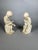 Two 19th Century Marble Sculptures: The Child Scribe and The Reader, After Lemire For Sale - Image 4 of 11