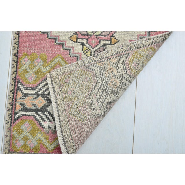 Small Vintage Anatolian Rug For Sale - Image 4 of 5