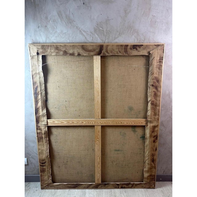 Théodore Levigne, Gallant Scene, 1890s, Oil on Canvas For Sale - Image 8 of 12