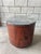 Harvey Probber Style Rosewood Drum Side Table / Bar Cabinet With Silver Wave Marble Top For Sale - Image 10 of 11