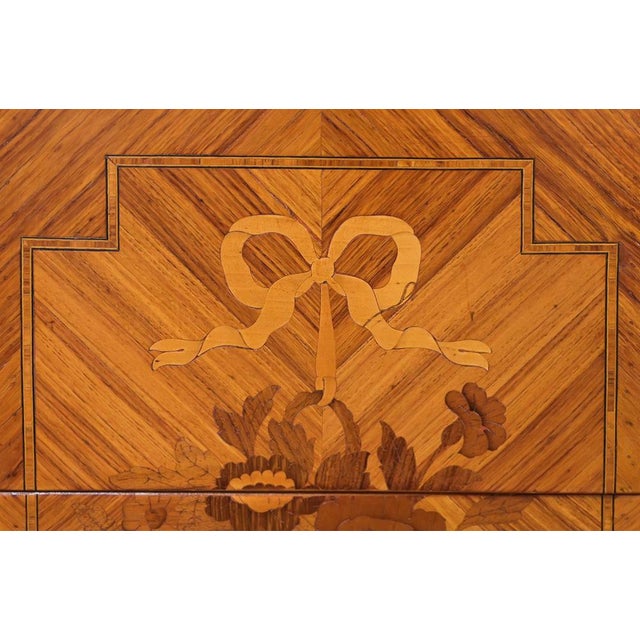 Louis XV Transitional Marquetry Commode, 20th Century For Sale - Image 11 of 18