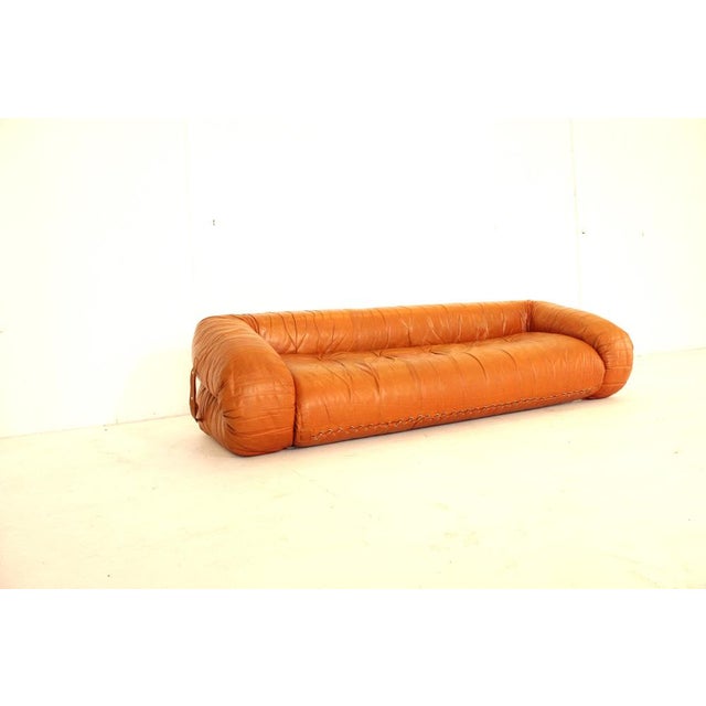 Amphibian Leather Sleeping Sofa by Alessandro Becchi for Giovannetti Collezioni For Sale - Image 4 of 18