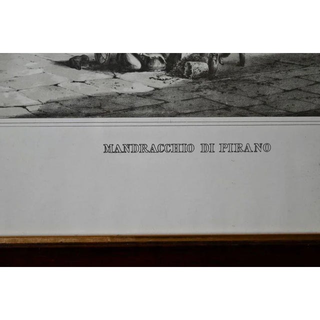 Linassi after Tischbein, Piran Mandrake, 19th Century, Lithograph, Framed For Sale - Image 7 of 11