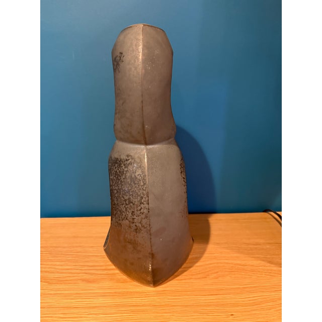 Metal Studio a Home Handcrafted Portuguese Ceramic Totem Sculpture - Reactive Bronze Glaze For Sale - Image 7 of 14
