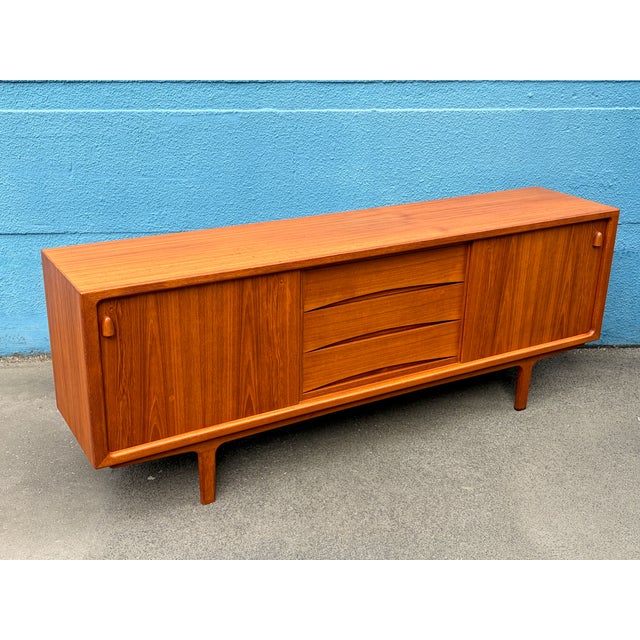 Wood Mid-Century Sideboard, Denmark, 1960s For Sale - Image 7 of 16