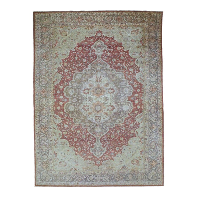 19th Century Antique Zabihi Collection Turkish Sivas Carpet - 9'11" x 13'3" For Sale