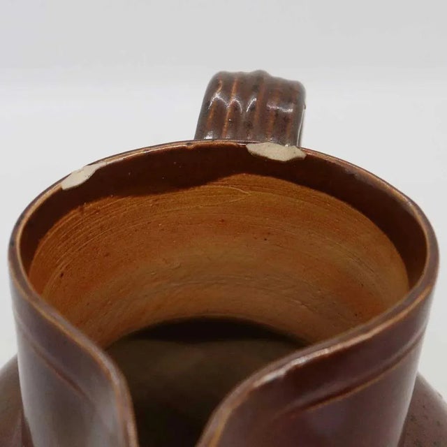 Early 20th Century English Doulton Lambeth Stoneware Pottery Whiskey Jug For Sale - Image 5 of 7