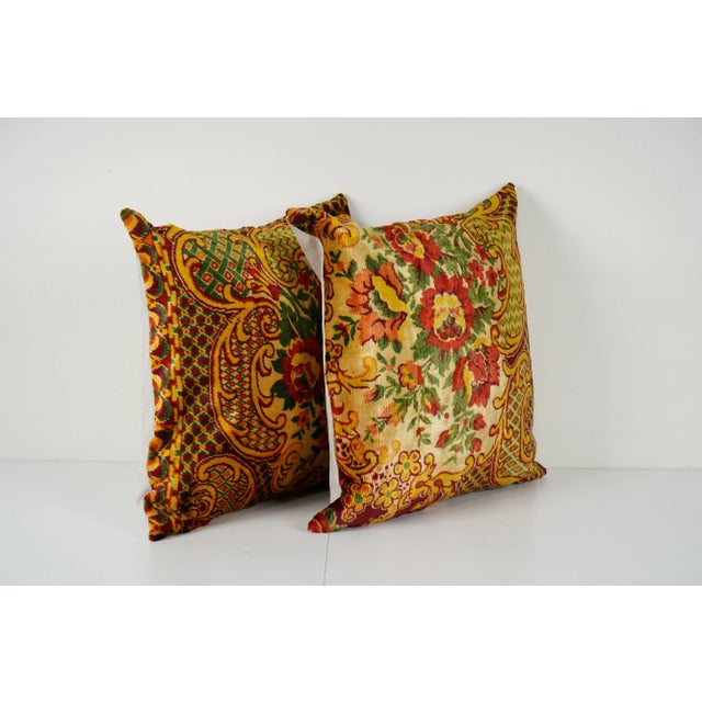 Handmade Turkish Kilim Pillow • Decorative Pillow Vintage Rug Pillow • Pair Pillow Handwoven Vintage Kilim Pillow • Throw...