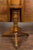 English 1870s Oak Tilt-Top Table with Turned Pedestal and Tripod Scrolling Feet For Sale - Image 4 of 9