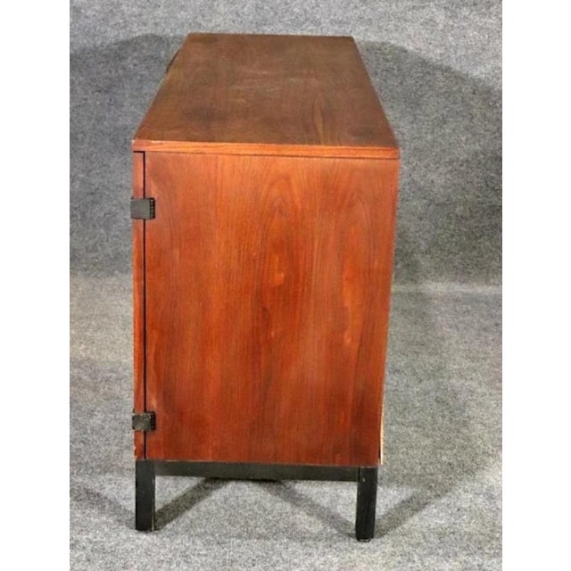 Wood Mid 20th Century Milo Baughman Designed Sideboard for Directional, Attributed For Sale - Image 7 of 8