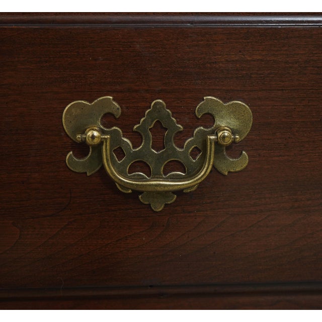 Brown Ethan Allen Georgian Court Cherry Blanket Chest For Sale - Image 8 of 18