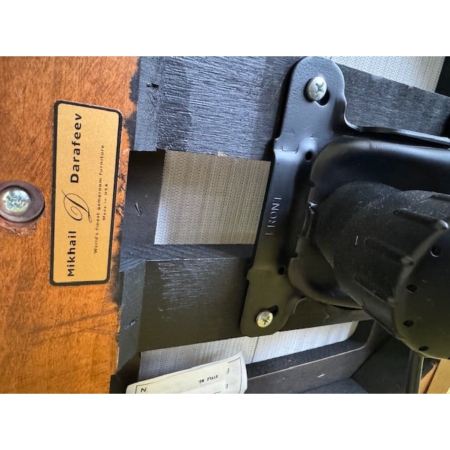 Wood Luxury Darafeev Riviera Poker Dining Set, Includes 4 Chairs, 4 Stools, Complete Designer Game Room For Sale - Image 7 of 9