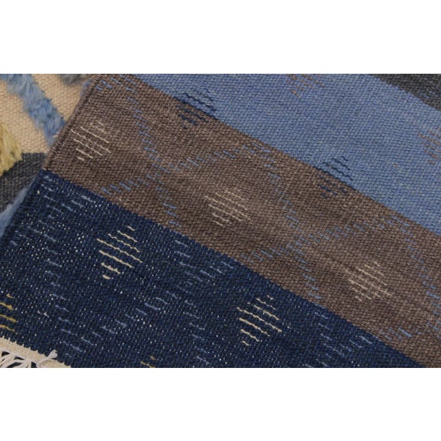 Moroccan High-Low Pile Philomen Lt. Blue Wool Rug - 9′3″ × ... (640 x 640 Pixel)