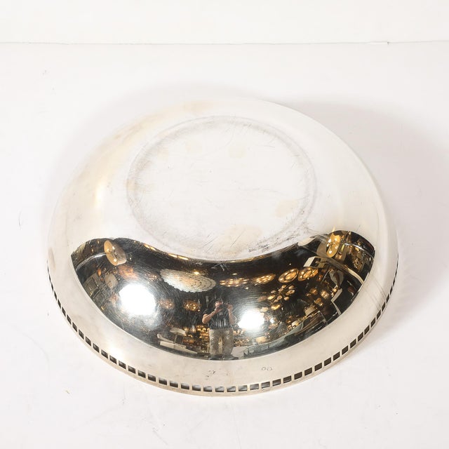 Modern Richard Meier Silver-Plate Architectural Skyscraper Bowl for Swid Powell For Sale - Image 10 of 12