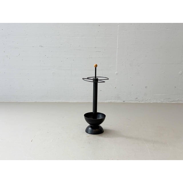 Black Vintage Umbrella Stand in Cast Iron, 1950s For Sale - Image 8 of 15