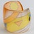 1990s Sanalitro Milano Acrylic Resin Cuff Bangle Bracelet with Pastel Silk Scarf For Sale - Image 5 of 11
