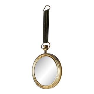 1950s Pocket Watch Wall Mirror in the style of Piero Fornasetti, Italy For Sale