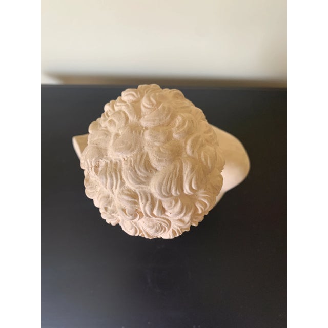 Vintage Classical Plaster Male Bust of Hermes Sculpture For Sale - Image 9 of 9