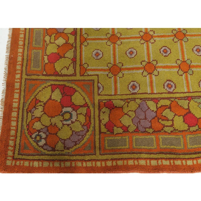 Doris Leslie Blau Vintage European Art Deco Rug For Sale - Image 4 of 7