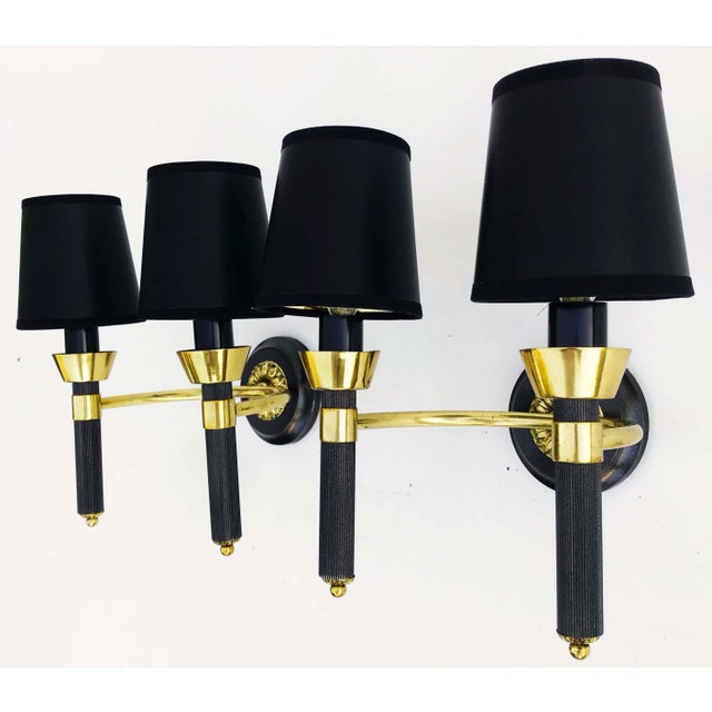 Neoclassical 1960s Maison Lunel Sconces - a Pair For Sale - Image 3 of 4