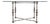 Formations Iron and Glass Baroque-Style Dining Center Table For Sale