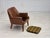 Wood Danish Leatherette Armchair with Teak Legs, 1970s For Sale - Image 7 of 18