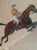 Auguste Legras, Equestrian Scenes, Late 1800s, Chromolithographs, Set of 2 For Sale - Image 7 of 10