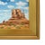 Impressionist oil painting on artist panel of a southwestern landscape oil painting of Monument Valley, Utah displayed in...