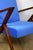 Vintage Loft Lounge Chair with Blue Cornflower Velvet Upholstery, 1970 For Sale - Image 4 of 12