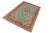 Shabby Chic Shabby Chic1990's Vintage Blue/Red Wool Rug - 8'0'' X 11'10'' For Sale - Image 3 of 10