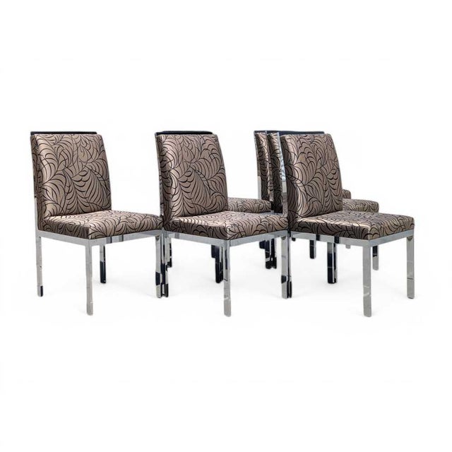 Vintage Dia Chrome Dining Chairs, Set of Six, Mid-Century For Sale In Los Angeles - Image 6 of 18
