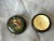 Antique Victorian Small Round Hand Painted Lacquer Box For Sale - Image 4 of 10