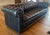 Beautiful black leather chesterfield sofa custom made by Fleming Howland. The workmanship is impeccable. This sofa is less...