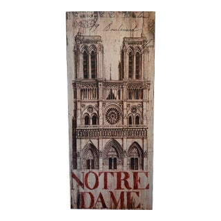 Castellammare Home Accents Notre Dame Wood Panel For Sale