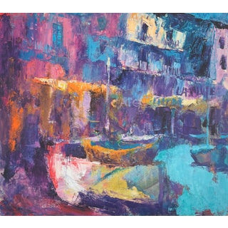 2004, Storefronts, Contemporary Impressionist, Iris Giclee, Artist Randy Moberg For Sale