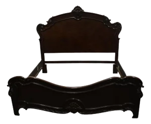 Pulaski Furniture Covington Collection Traditional Victorian Inspired King Size Bed - Dark Cherry Finish 989180 989181 989182
