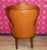 Chippendale Chesterfield Armchair in Caramel Leather, 1960s For Sale - Image 4 of 11