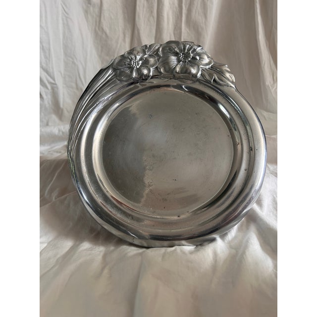 1970s Vintage Hacienda Real Pewter Serving Tray and Cloche For Sale - Image 5 of 8