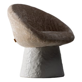 Aifunghi Banet Lounge Chair with Clay Finish by Bart Schilder For Sale