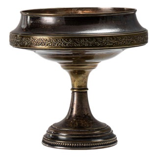 1920s France Art Deco Brass Metal Serving Piece For Sale