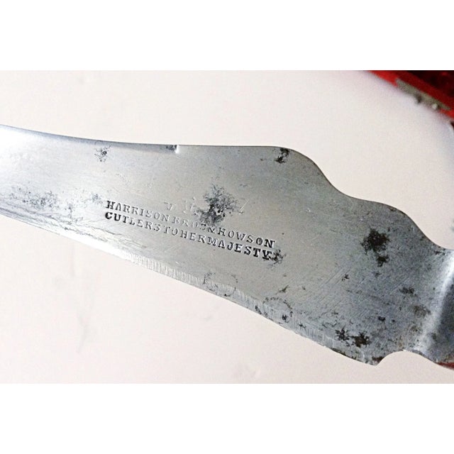 Harrison Bros. & Howson English Carving/Fish Set For Sale - Image 4 of 8