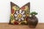 Brown Radiating Floral Suzani Pillow Cover For Sale - Image 8 of 8