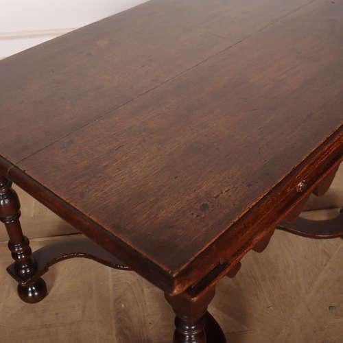 Antique Oak Side Table For Sale - Image 9 of 10