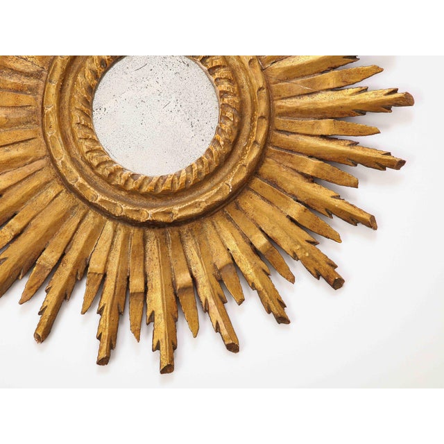 Early 20th Century French Sunburst MIrror For Sale - Image 4 of 10