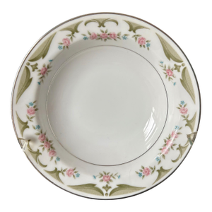 Vintage Dessert Fruit Bowls by Wyndham China - Lizbeth 341 Pattern - Pink Roses. 5"