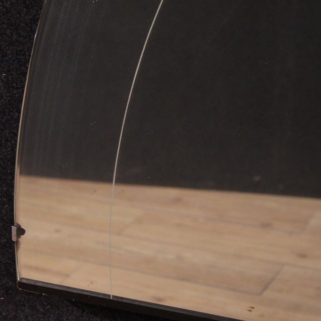 20th Century Italian Half-Moon Mirror, 1950s For Sale - Image 3 of 11