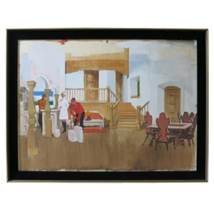 1960s Vintage 20th Century Fox "Caprice” Movie Watercolor Sketch