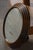 Vintage Round Wooden Decorative Wall Mirror, 1950s For Sale - Image 15 of 18